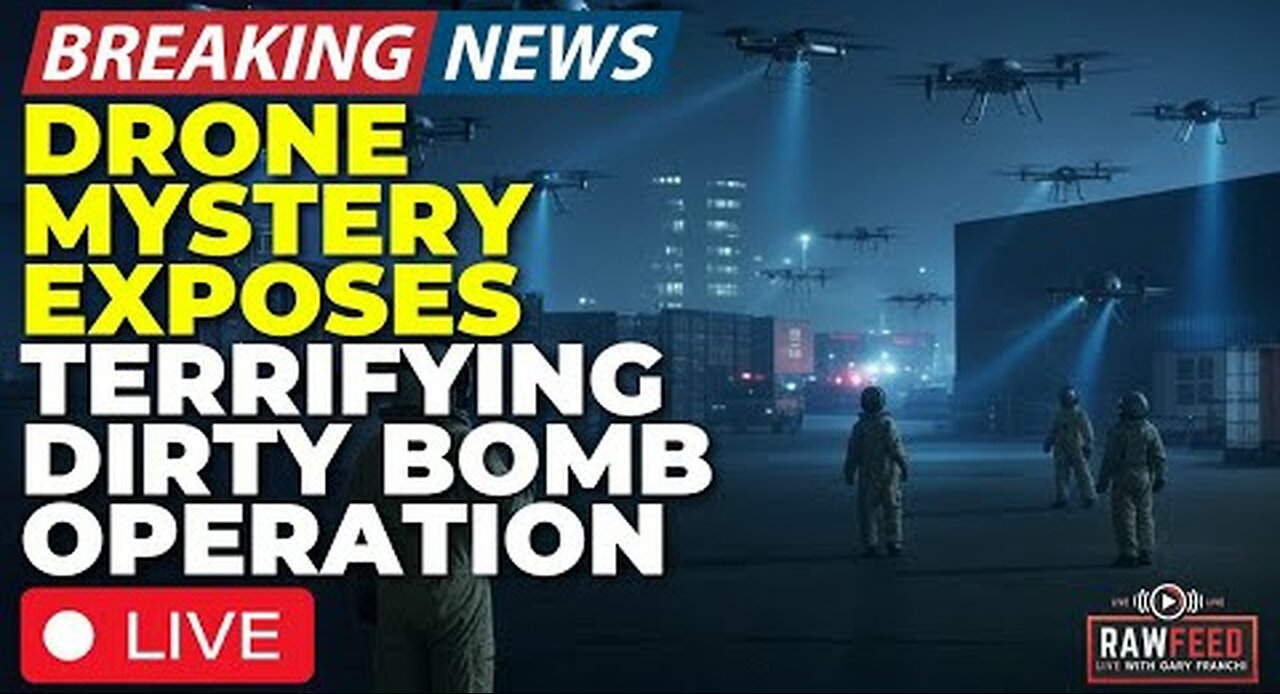 BREAKING LIVE: Mystery Drones Identified! Top Secret Intel LEAKS Agency Hunt For Hidden Dirty Bomb