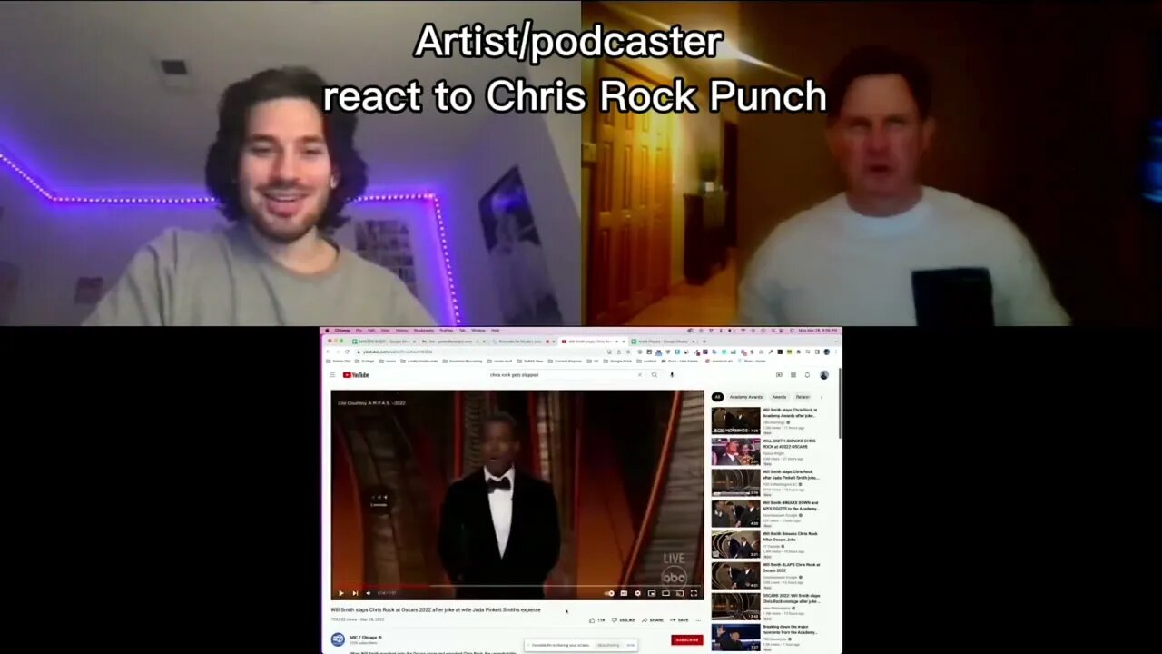 Will Smith smacking the sh1t out of Chris Rock