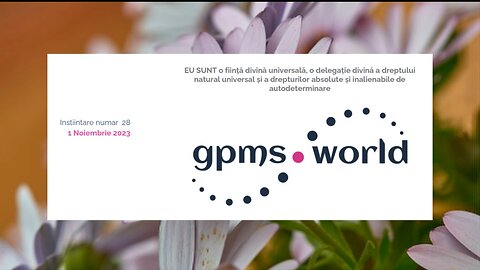 Gpms.world Instiintare 1 Noiembrie 2023