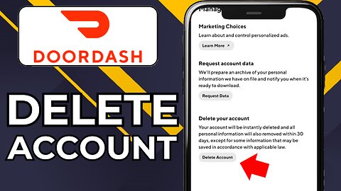 HOW TO DELETE DOORDASH ACCOUNT