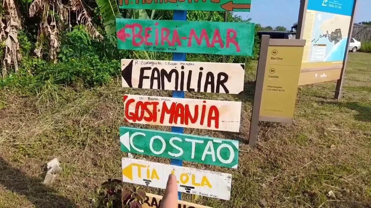 PRAIA E RIO BARRA DO UNA EM PERUIBE SP DIVISA COM IGUAPE / PONTOS TURÍSTICOS EM PERUIBE SP