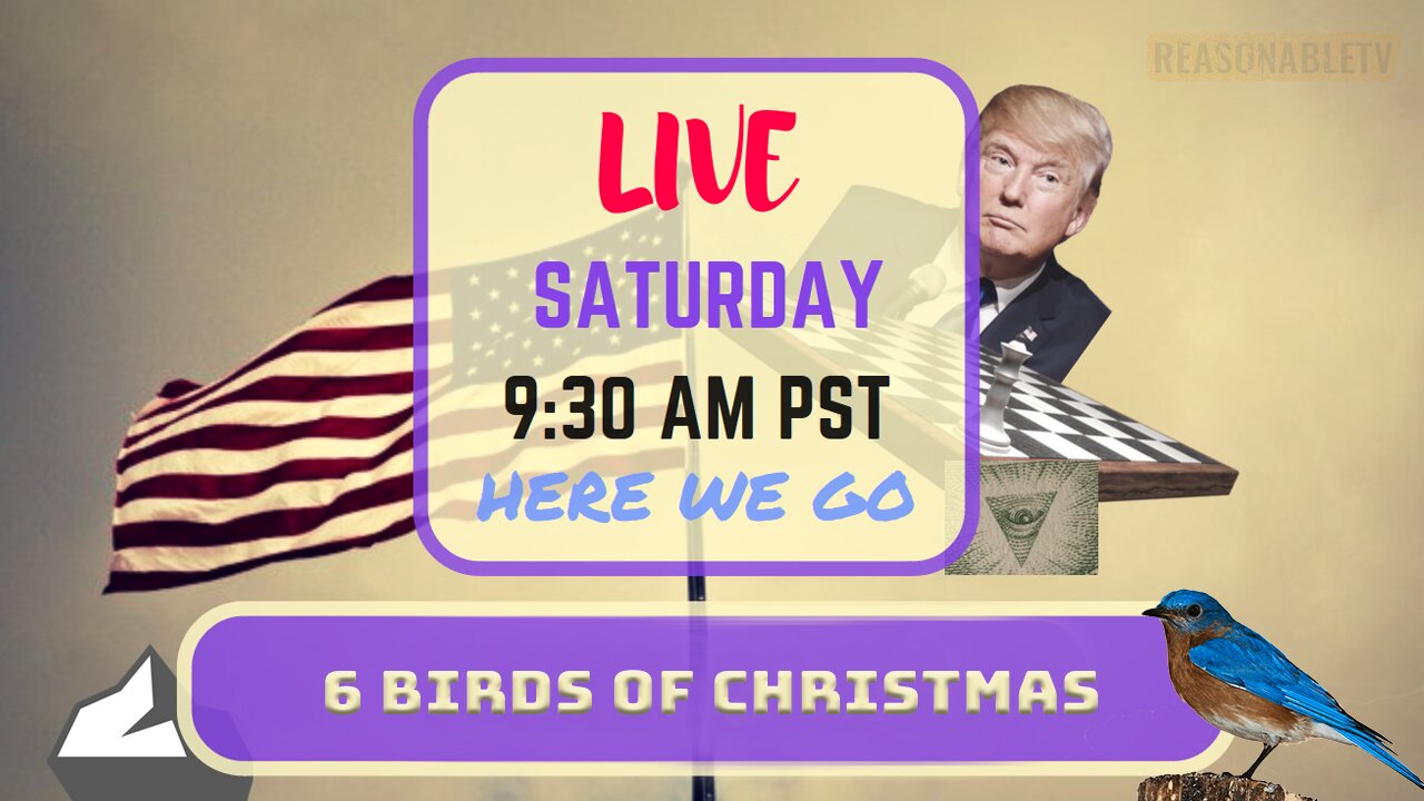Saturday *LIVE* 6 Birds of Christmas Edition