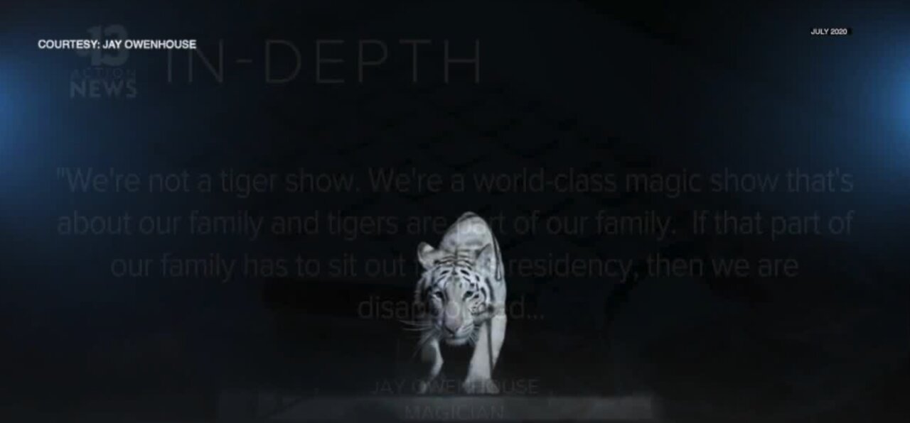 Magician alters plans for tigers in Las Vegas show proposal