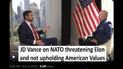JD Vance on NATO threatening Elon, crackdown on free speech, and not upholding American values