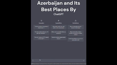 Azerbaijan and Its Best Places by ChatGPT