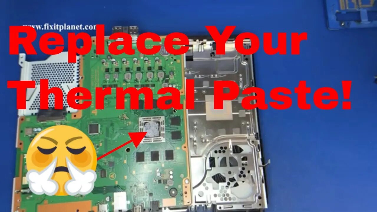 PlayStation 4 (CUH-1001A) Teardown And Replace CPU Thermal Paste From Start To Finish