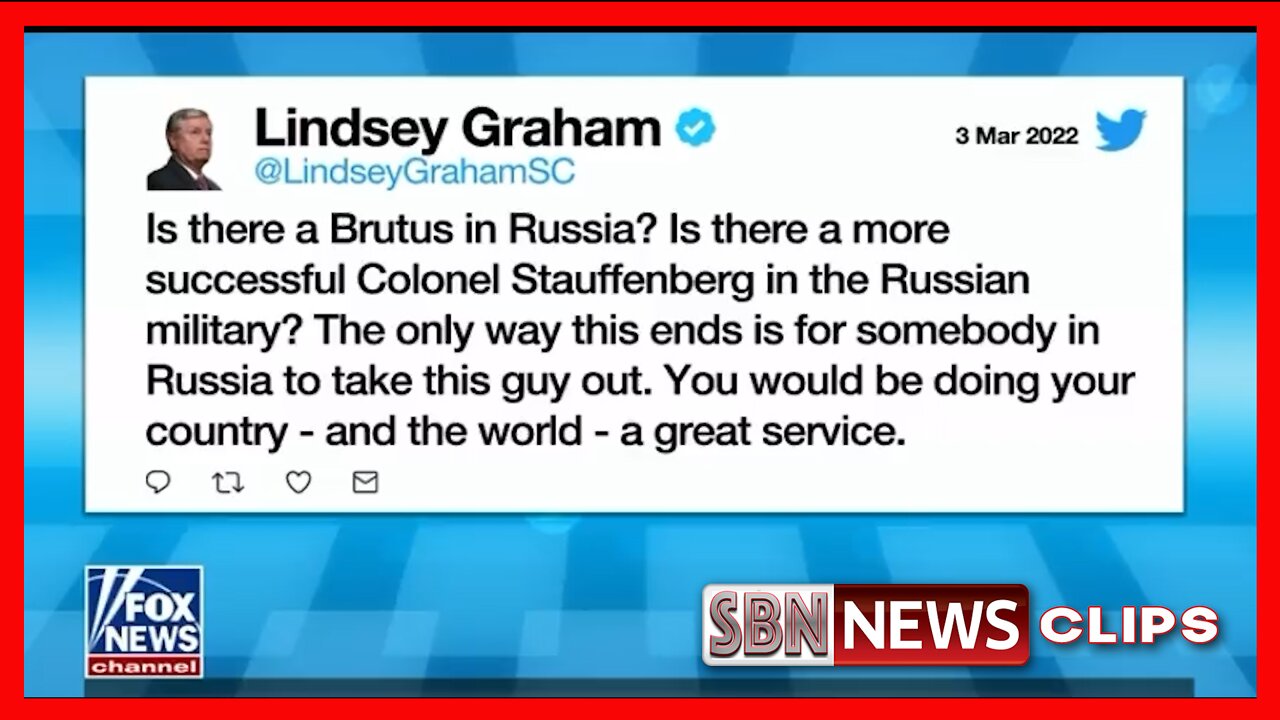 REP THOMAS MASSIE RESPONDS TO LINDSEY GRAHAM’S CALL FOR PUTIN TO BE ASSASSINATED - 6091