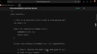 LeetCode 129 Sum Root to Leaf Numbers