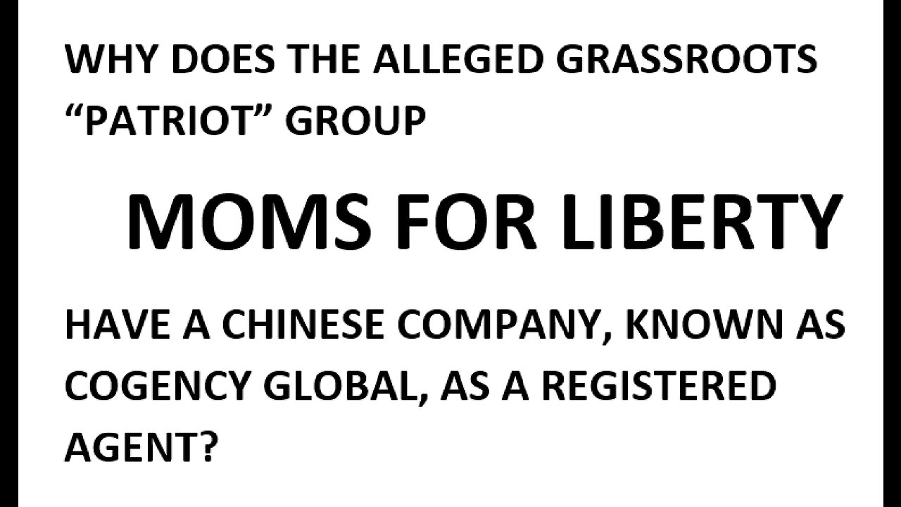 Fact Checking a fact check on our claim about Moms for Liberty's Chinese Business Agent