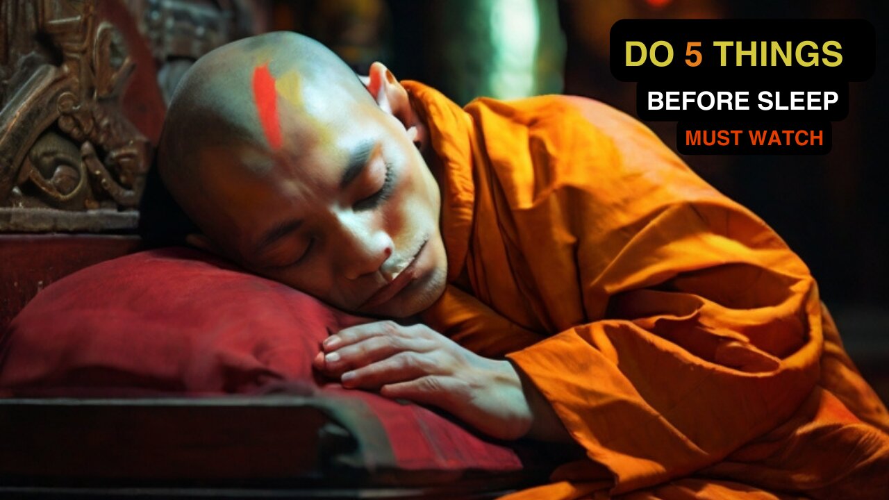 DO 5 THINGS BEFORE SLEEPING | BUDDHA LIFE STORIES | MOTIVATIONAL STORIES