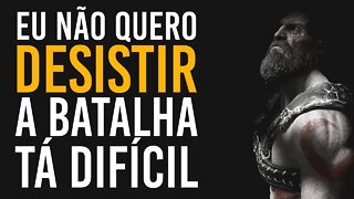 ESTÁ MUITO DIFÍCIL DE CONTINUAR NA LUTA | MOTIVAÇÃO