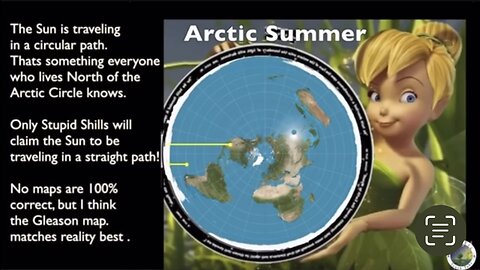 Midnight Sun on Flat Earth
