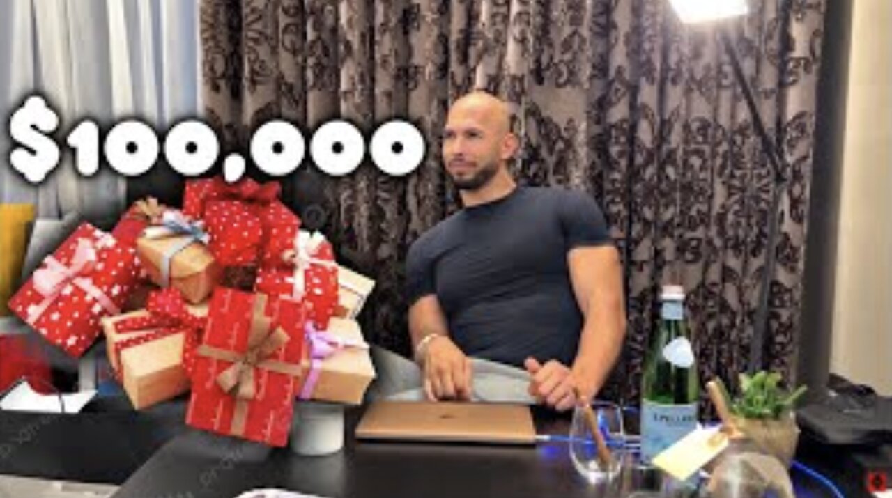 Andrew Tate's $100,000 Christmas Present SHOWCASE !!