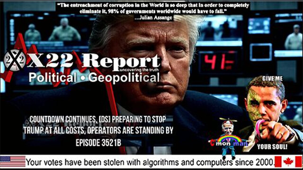 Ep. 3521b - Countdown Continues [DS] Preparing To Stop Trump At All Costs, Operators Are Standing By