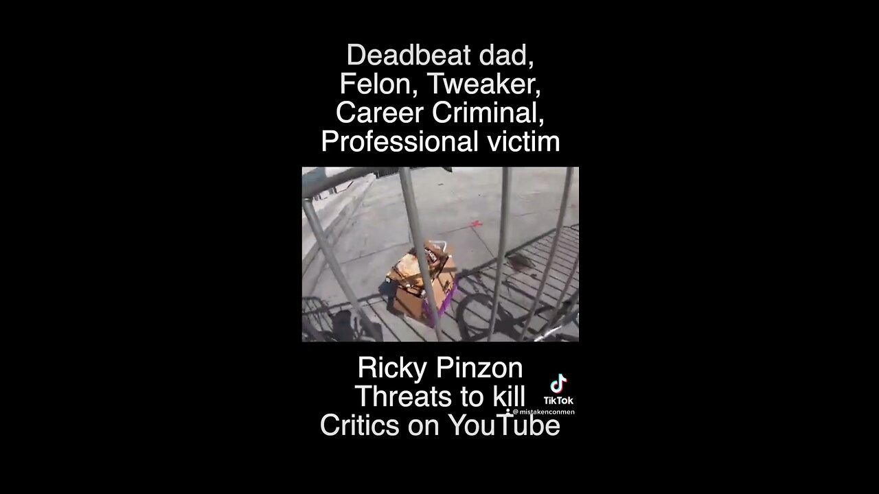 Copwatch weirdo ricky pinzon goes through critics trash