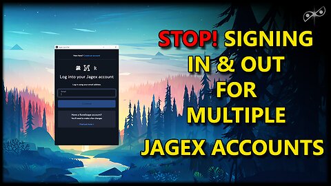 Switch Between Jagex Accounts Without Logging Out | Easy Method Explained | Runescape #runescape