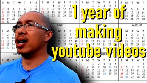 What I've learned after 1 year of youtube.