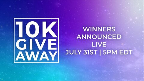 10K GIVEAWAY WINNERS ANNOUNCED!