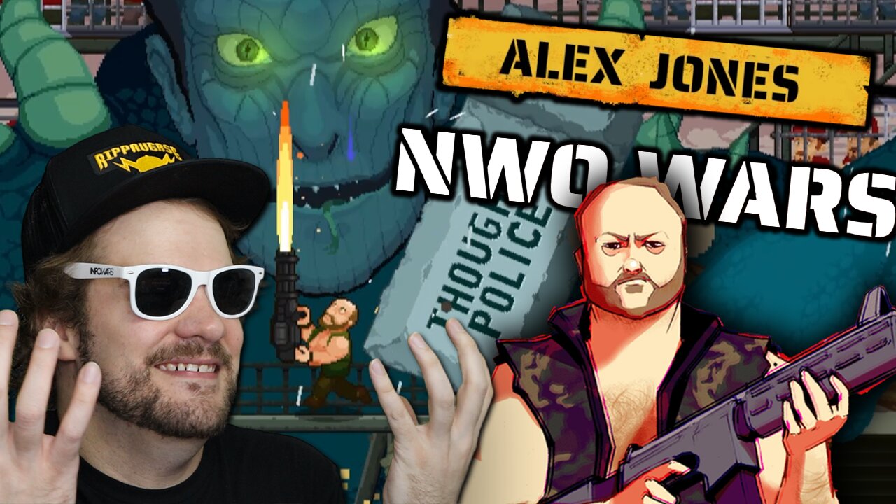 ALEX JONES video game? WTF?! | NWO WARS Let's Play