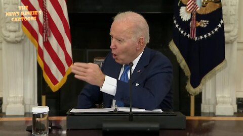 Biden tells the windmill blade story again.