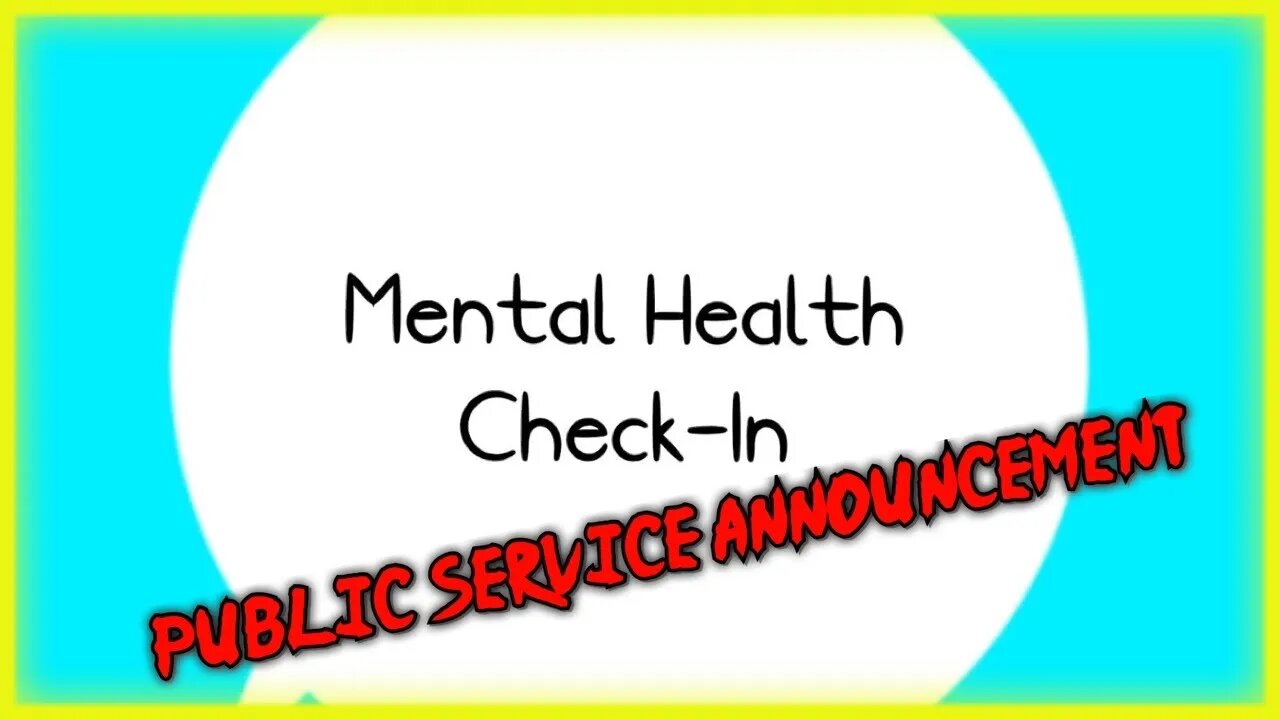 Mental Health Check PSA - Dec 9, 2020 Episode