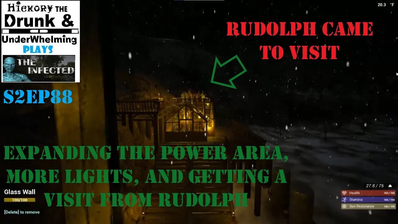 The Infected Gameplay S2EP88 Expanding The Power Area, More Lights, and Rudolph Came to Visit!