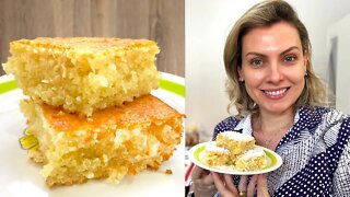 SEM BATEDEIRA E SEM LIQUIDIFICADOR - BOLO DE TAPIOCA DELICIOSO E SIMPLES - SEM GLÚTEN