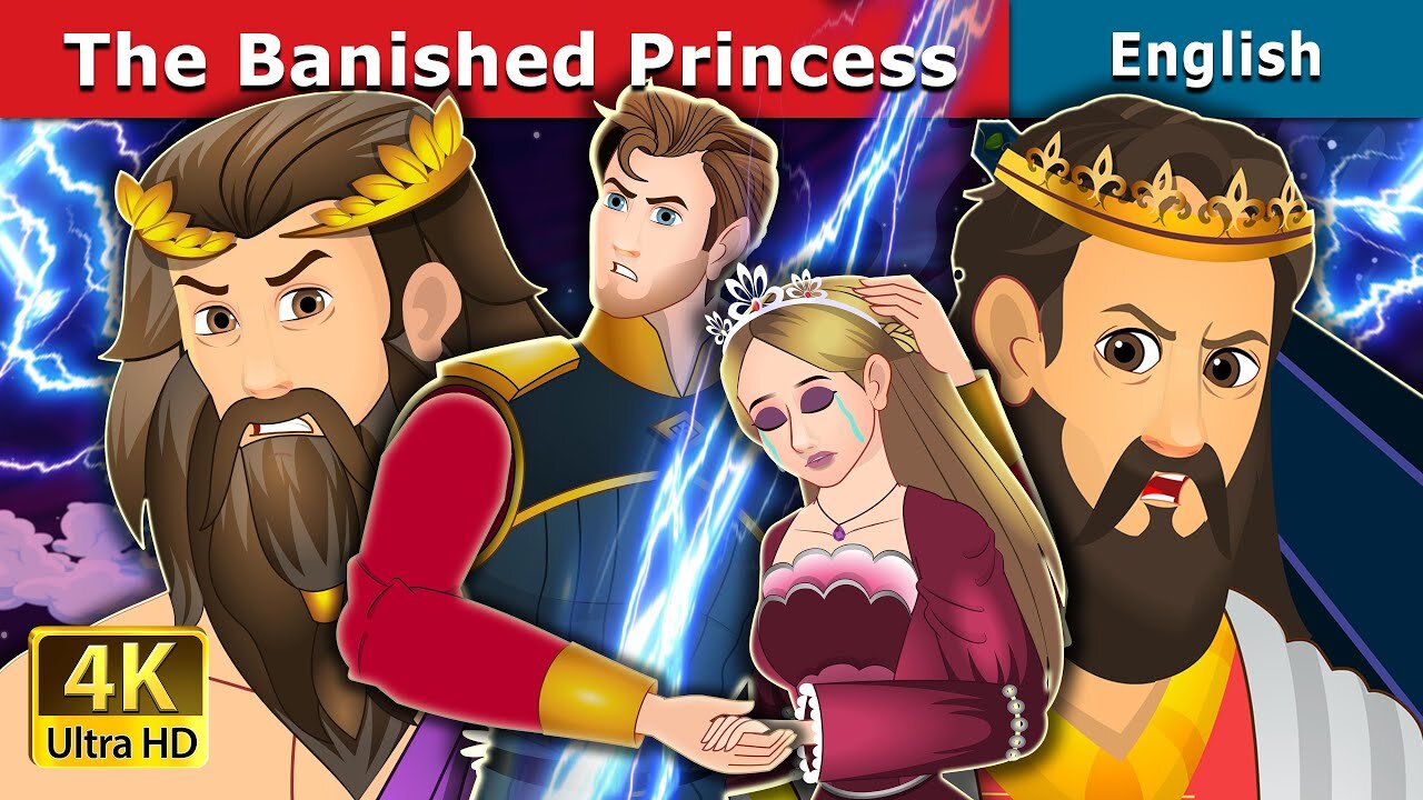 The Banished Princess || English fairy tales || Cartoon story in english || Story