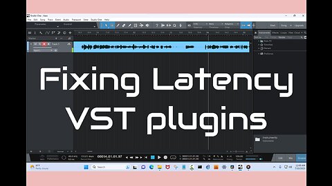 Fix Latency for VST plugins in PreSonus Studio One Artist