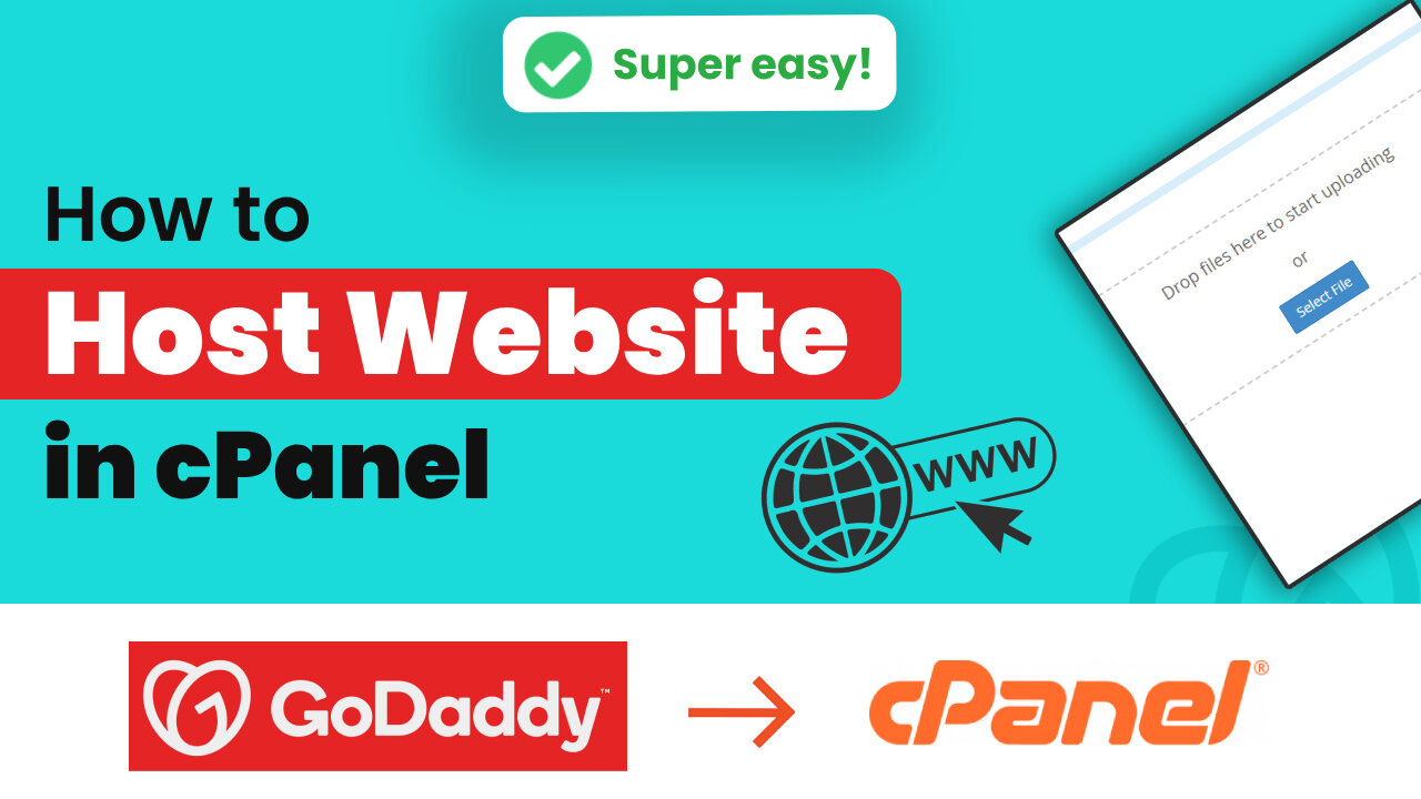 How to host a website in GoDaddy cPanel