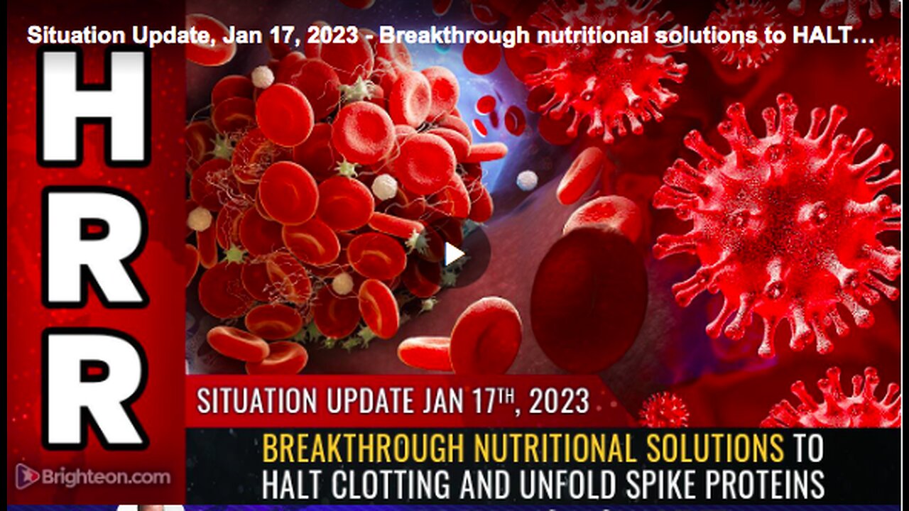 Breakthrough nutritional solutions discovered that may HALT CLOTTING and UNFOLD spike proteins