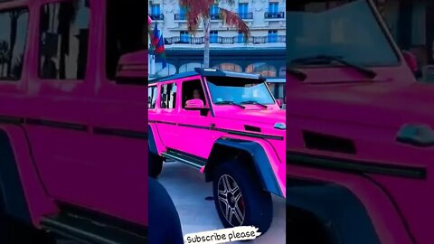 Pink G-wagon 😂😂 #onepercent_clubb #shorts #mercedes #gwagon