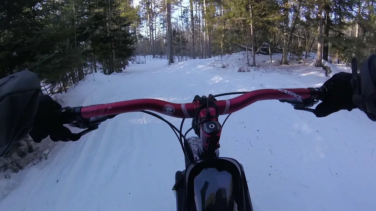 Escanaba Snow Trail Rippin ( FRAMED MINNESOTA 2.2 )