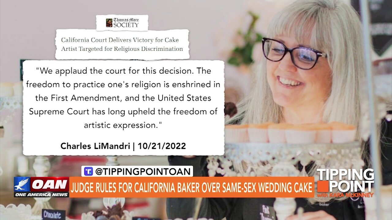 Tipping Point - Judge Rules for California Baker Over Same-sex Wedding Cake