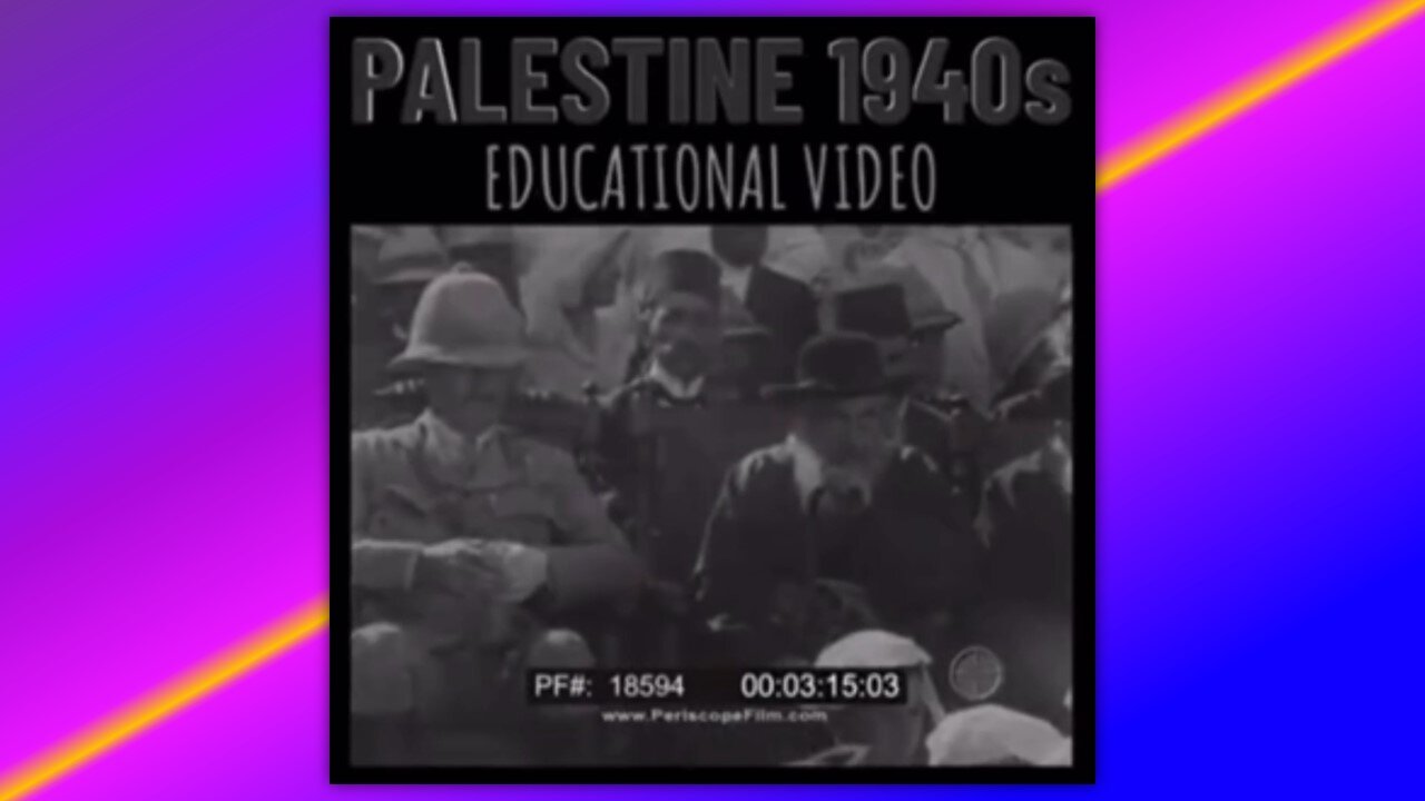 PALESTINE HISTORY 1940S