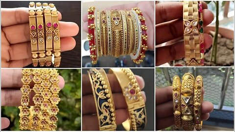 Buy online Party wear Brass Bangles Designs 2022!! online Je