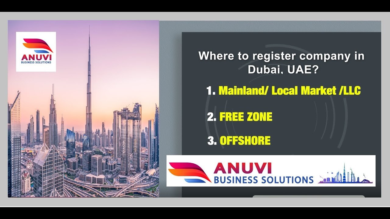 Where to Register company in Dubai