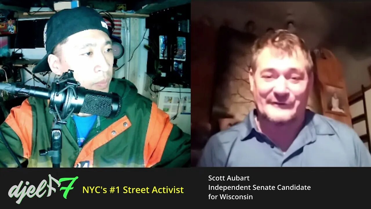 Scott Aubart (I) Senate Candidate for Wisconsin comes in to chat!