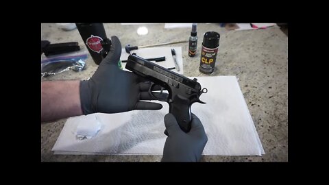 How to clean the CZ 75 SP01 Tactical, SP01, CZ75 SP01