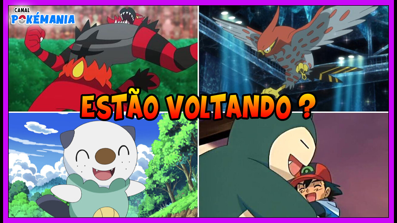 Novo Time Pokémon? Os Pokémon do Ash Voltaram?