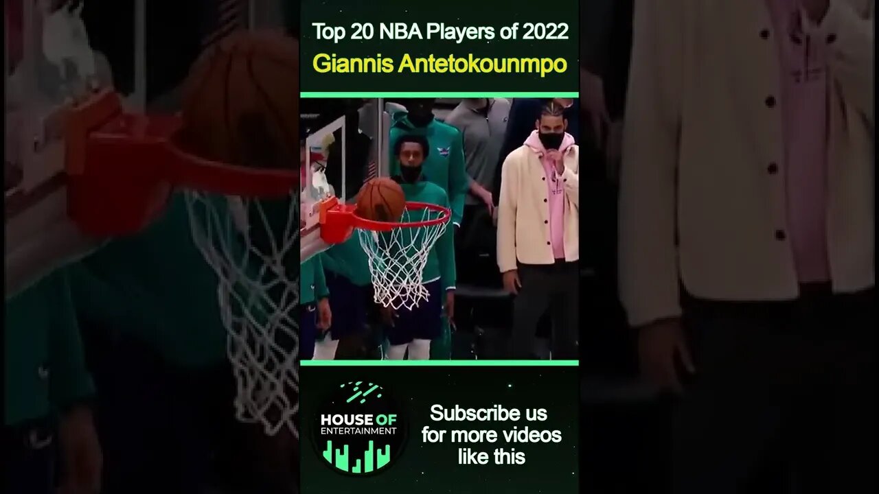 Giannis Antetokounmpo becomes a top NBA Player in 2022 | Top NBA Players #Shorts