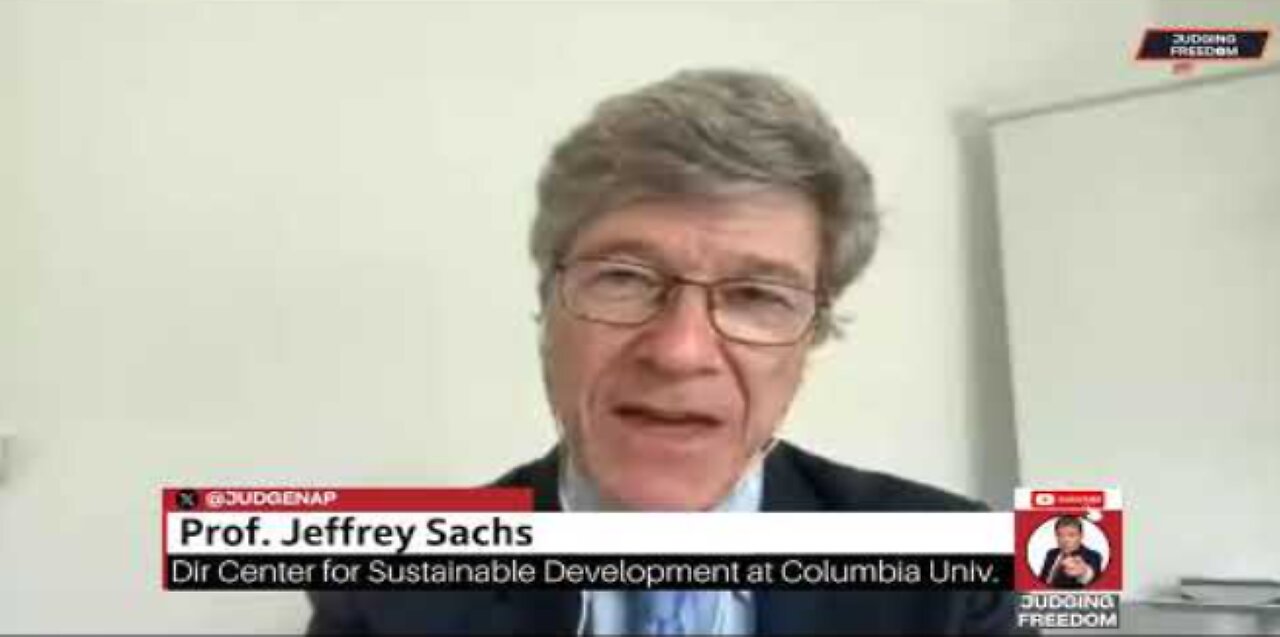 SPECIAL: Prof. Jeffrey Sachs: Putin's Offer of Peace