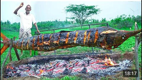 ANACONDA SIZE MONSTER SAIL FISH GIRLLED RECIPE 👌