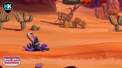 Angry Birds Transformers 2.0 - Ultimate Megatron Gets Stuck In Quicksand?!?!