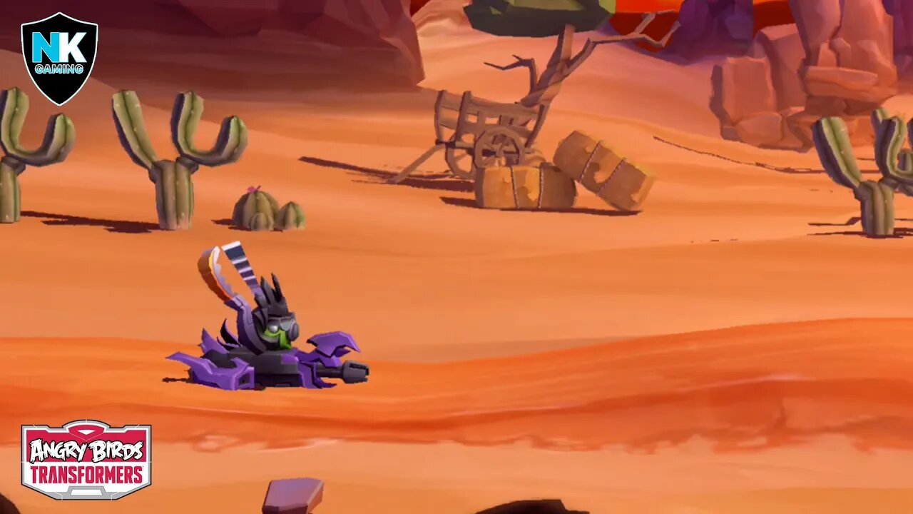 Angry Birds Transformers 2.0 - Ultimate Megatron Gets Stuck In Quicksand?!?!