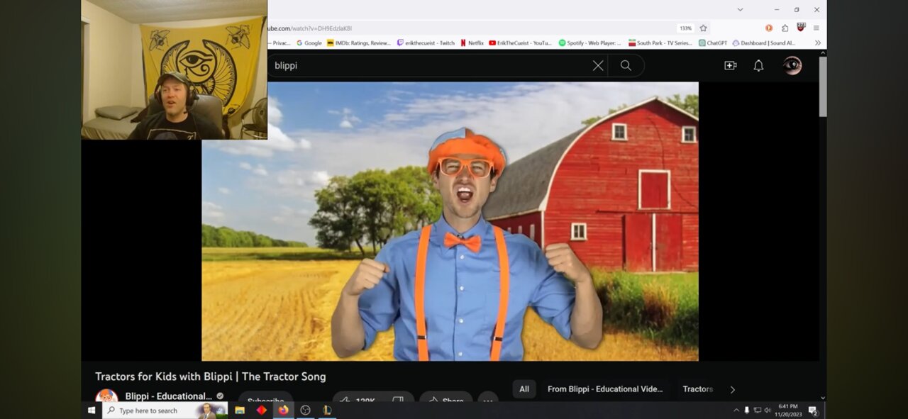 My reaction to learning about and looking up the infamous Blippi for the first time