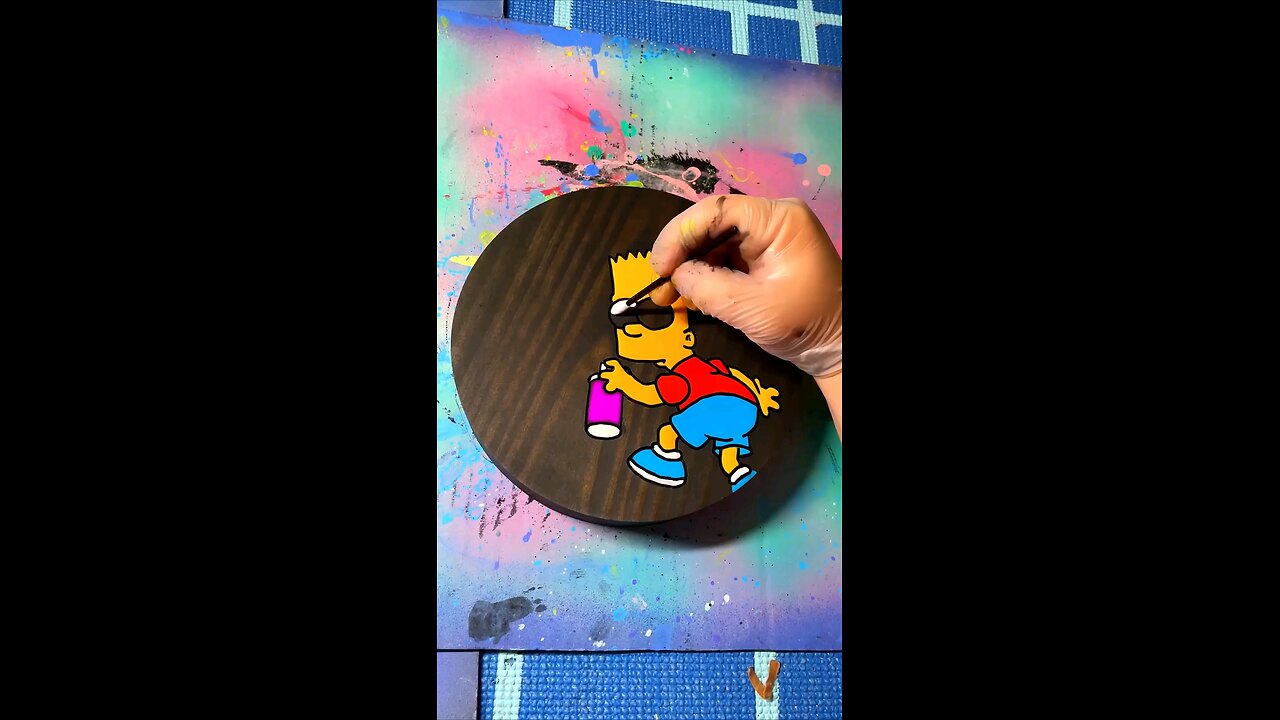 Satisfying BART Simpson #satisfying #art #drawing #satisfyingvideos #oddlysatisfying