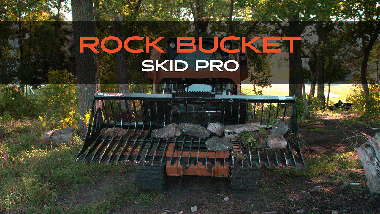 Rock Solid Results: Crush Your Landscaping with a Skid Pro Rock Bucket!