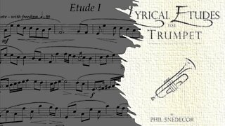 Etudes Líricos para Trompete de Phil Snedecor - ETUDE 01