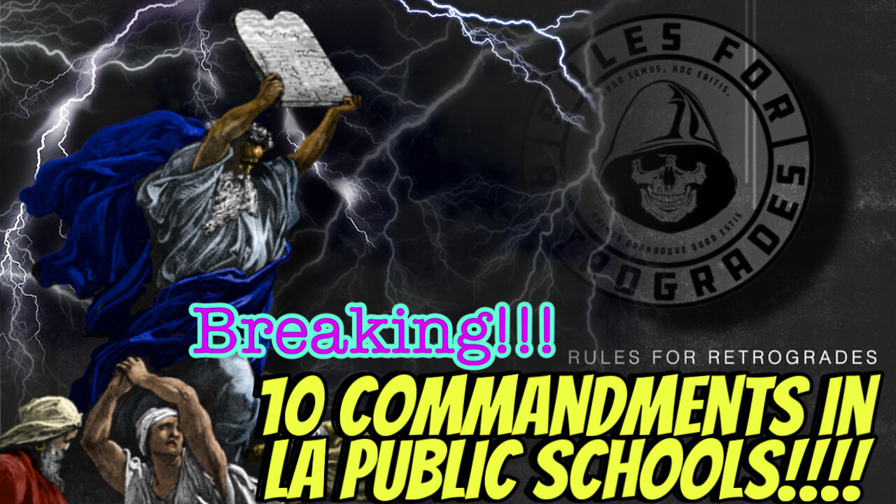 Breaking! 10 Commandments in Louisiana PUBLIC Schools